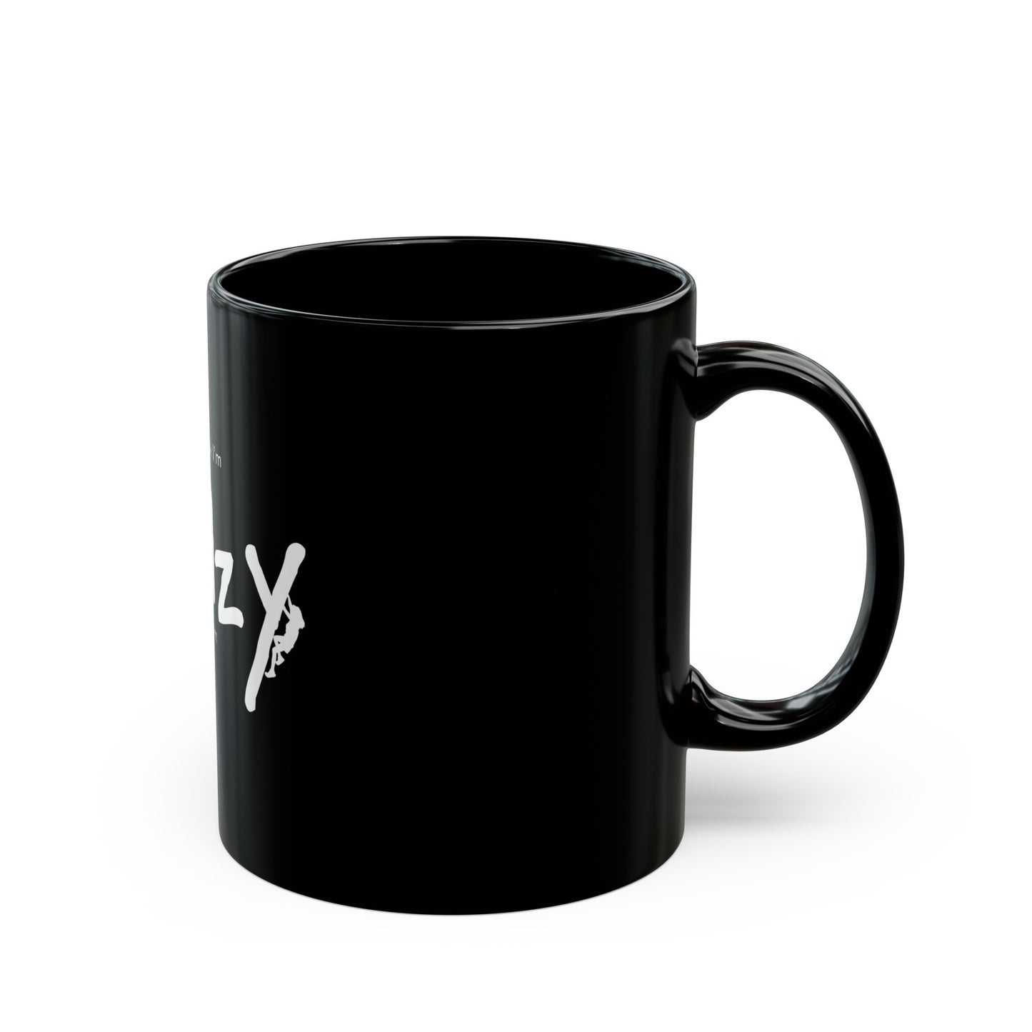 People Think I'm Crazy Ninja Mom - Black Mug (11oz, 15oz)